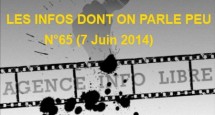 Les infos dont on parle peu n°65