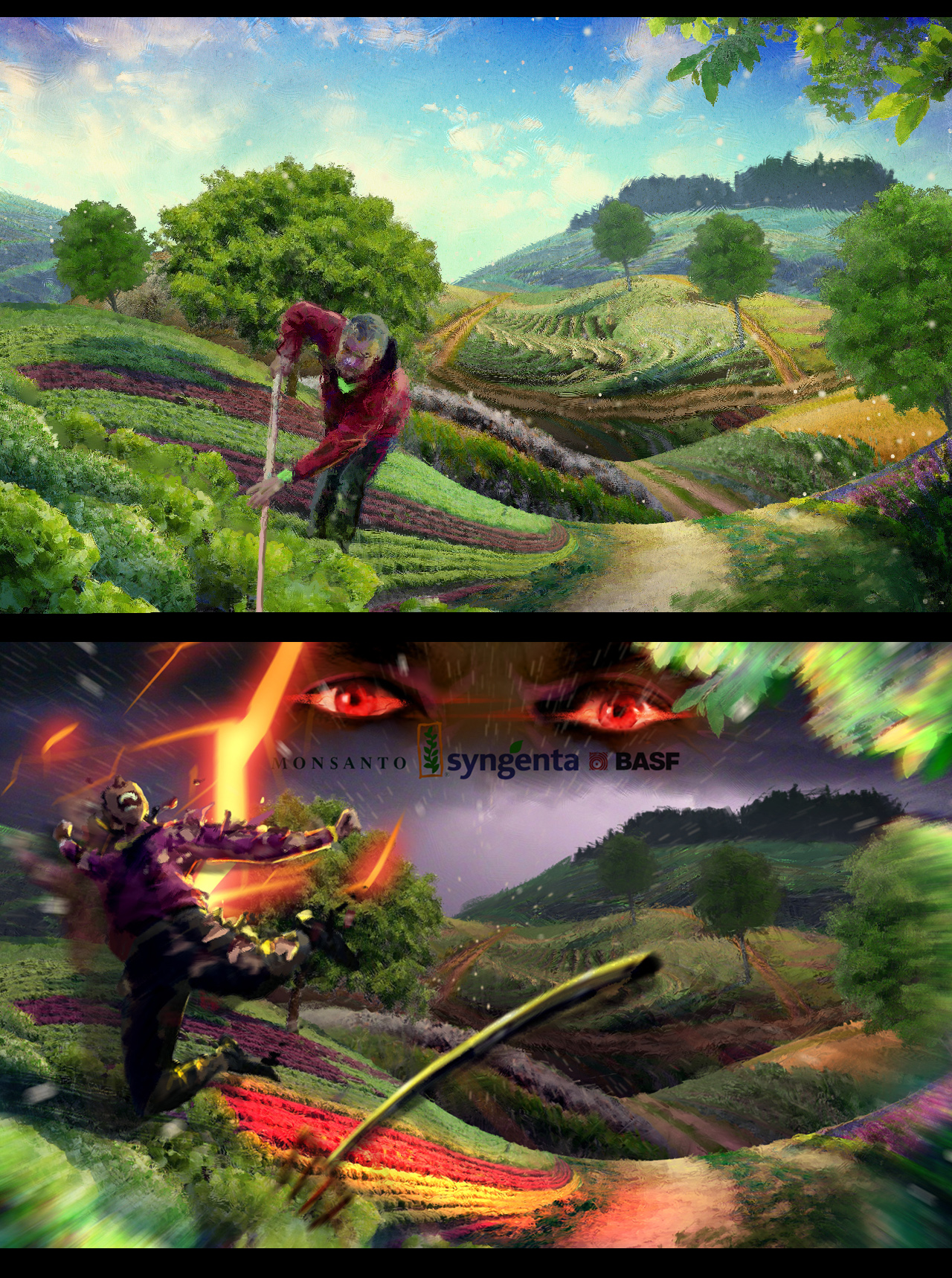 Emmanuel Giboulot; viticulteur bio, refuse tout traitement au pesticide Emmanuel Giboulot; viticulteur bio, refuse tout traitement au pesticide